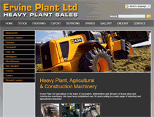 Tablet Screenshot of johnervineplantsales.com